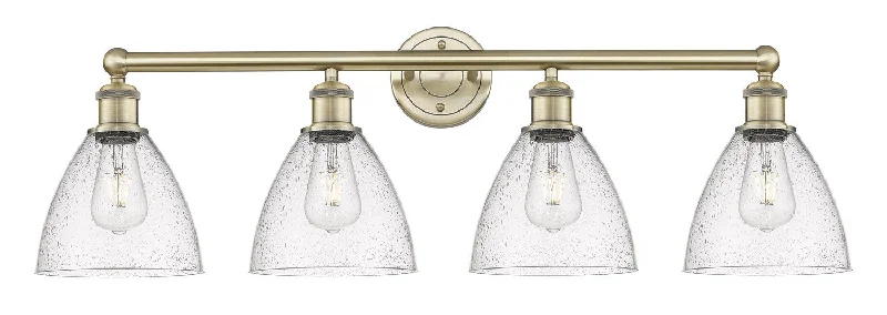 Industrial Lighting for Woodworking FactoriesEdison Four Light Bath Vanity