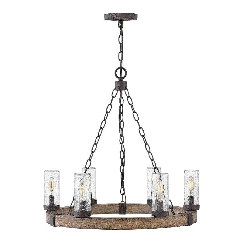 Track lighting for task lighting in workshopsSawyer LED Outdoor Chandelier