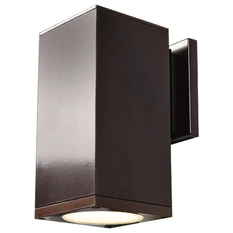 Industrial Wall - Mounted Lighting for Workshop WallsBayside 8 in. LED Outdoor Wall Sconce Bronze Finish