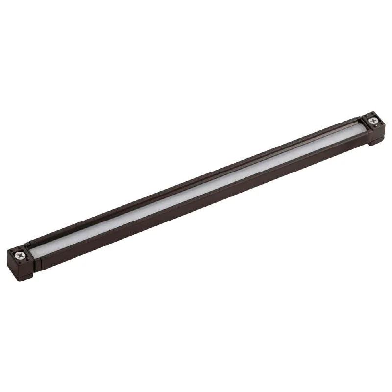 Industrial Lighting for Electronics Manufacturing12V LED 12" Hardscape Light 3000K Textured Architectural Bronze Aluminum