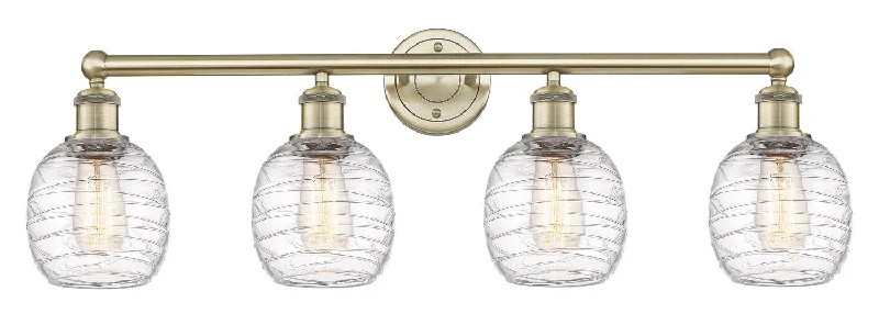 Low - Bay Industrial Lighting Fixtures for Small FactoriesEdison Four Light Bath Vanity