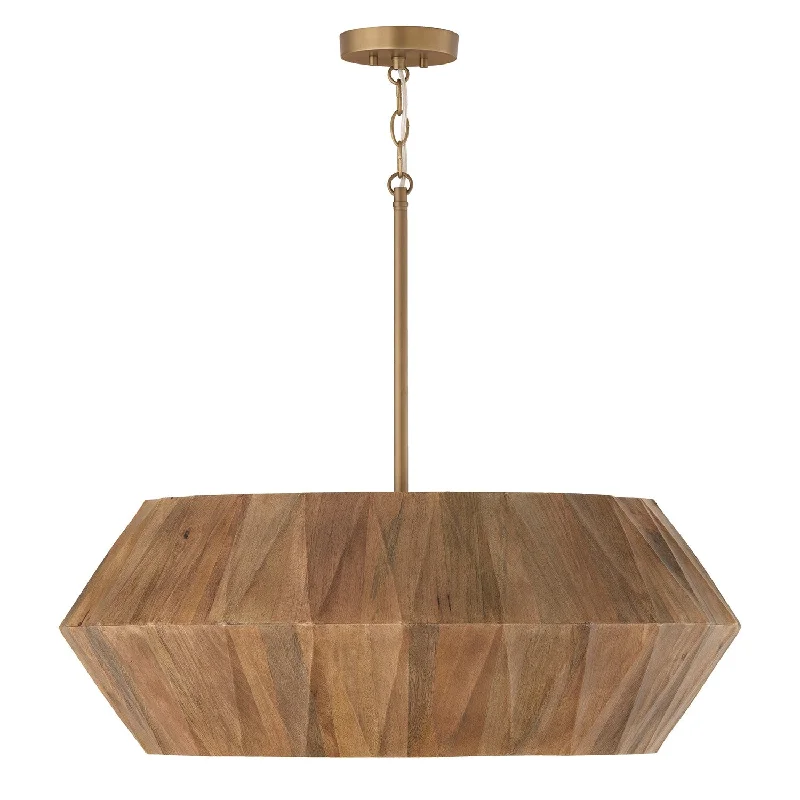 Dust - Resistant Industrial Lighting for Dirty WorkspacesNadeau Six Light Pendant
