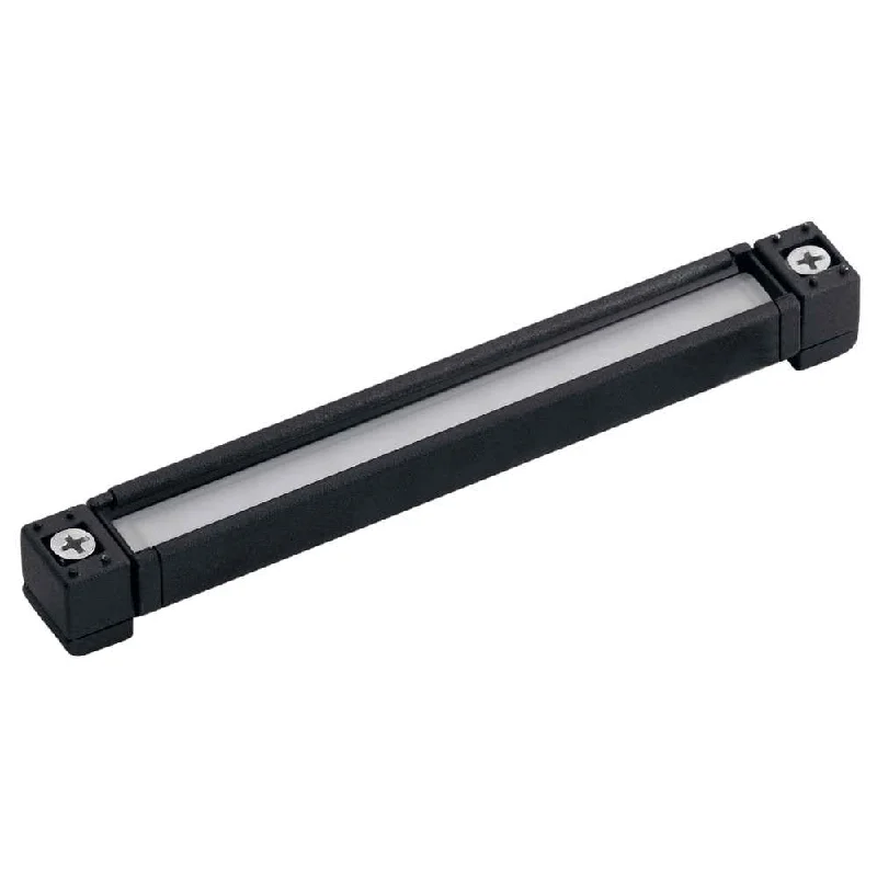 Durable Industrial Lighting for Harsh Environments12V LED 6" Hardscape Light 3000K Textured Black Aluminum