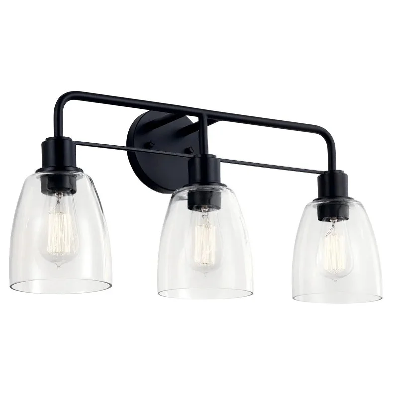 Industrial Flood Lighting for Outdoor Loading DocksMeller 24 In 3-Lights Bathroom Vanity Light, Black Finish Industrial Flood Lighting for Outdoor Loading DocksMeller 24 In 3-Lights Bathroom Vanity Light, Black Finish