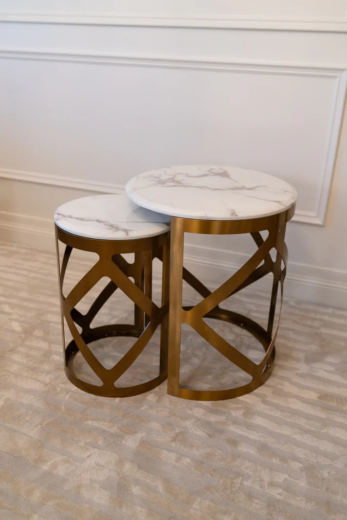 Track lighting for task lighting in workshopsCannes Side Table Set Gold - Finish