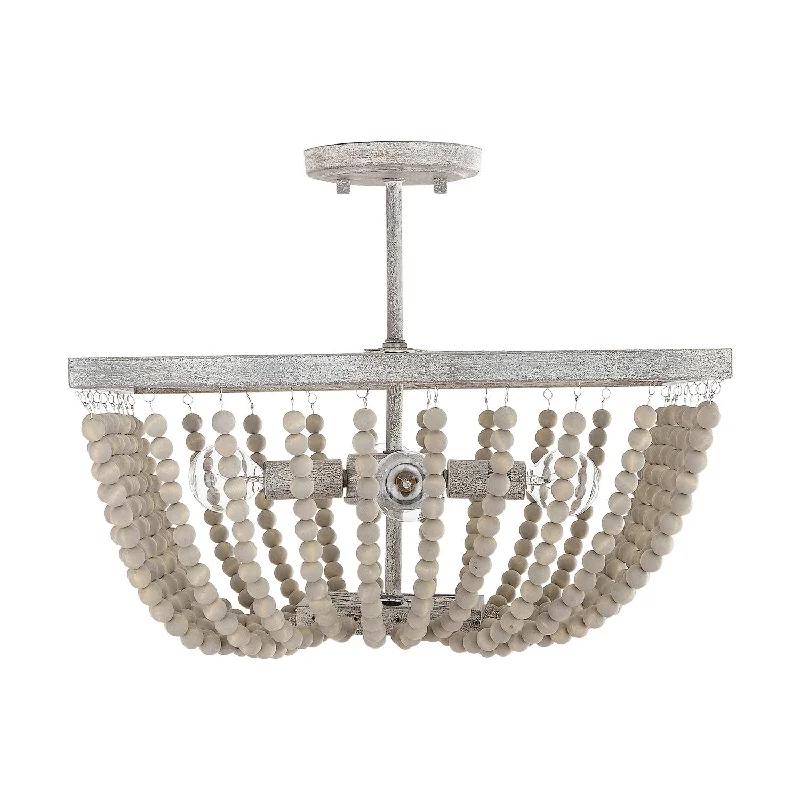 Industrial - style track lighting for loftsSarah Semi Flush Mount Light