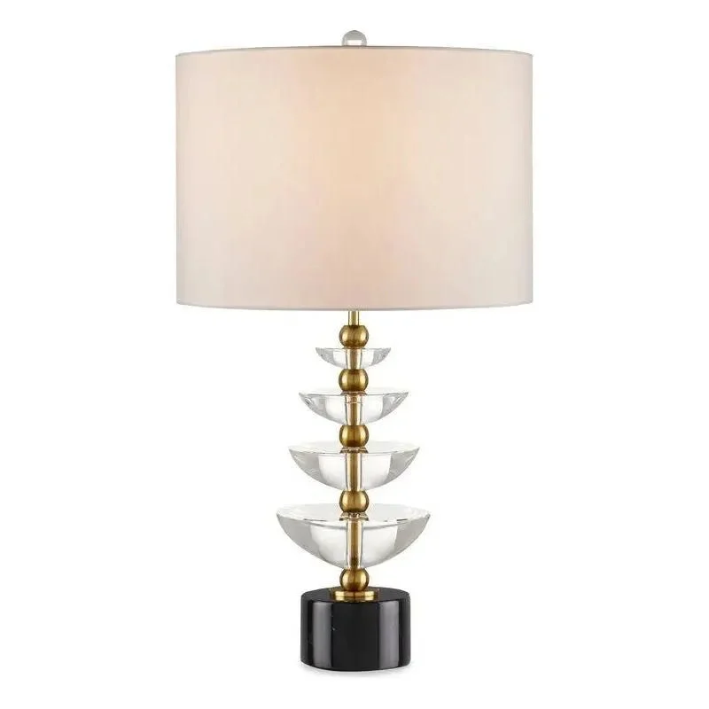 Track lighting with frosted glass shadesWaterfall Table Lamp