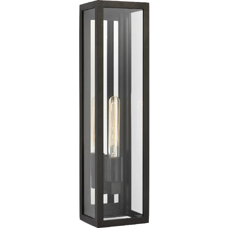 Track lighting for illuminating dining tablesFresno Large Tall 3/4 Wall Lantern