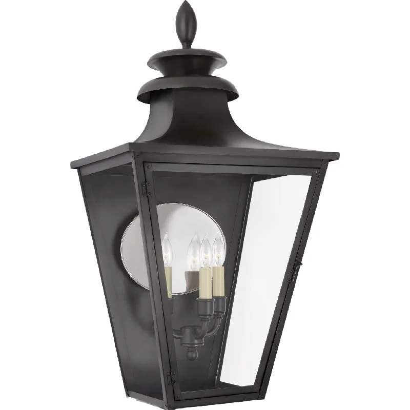 Track lighting for illuminating dining tablesAlbermarle Large 3/4 Wall Lantern