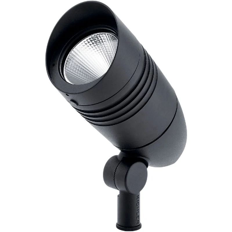 Industrial Area Lighting for Large Open Spaces21W LED Landscape Spot Light Aluminum Textured Black 1800 Lumens 3000K 16219BKT30