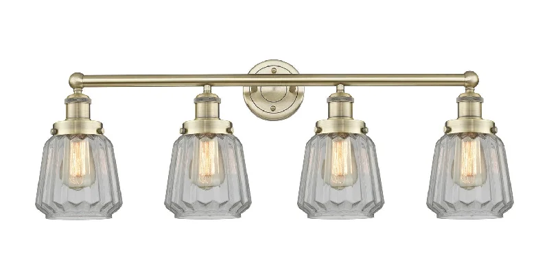 Corrosion - Resistant Industrial Lighting for Coastal FactoriesEdison Four Light Bath Vanity