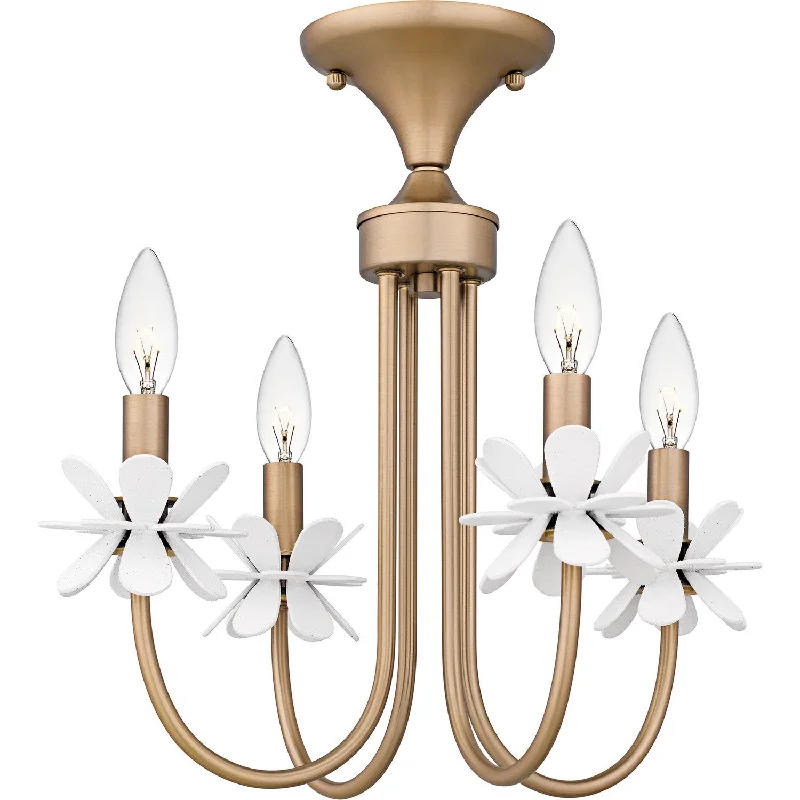 Track lighting with adjustable armsRemy Semi-Flush Mount