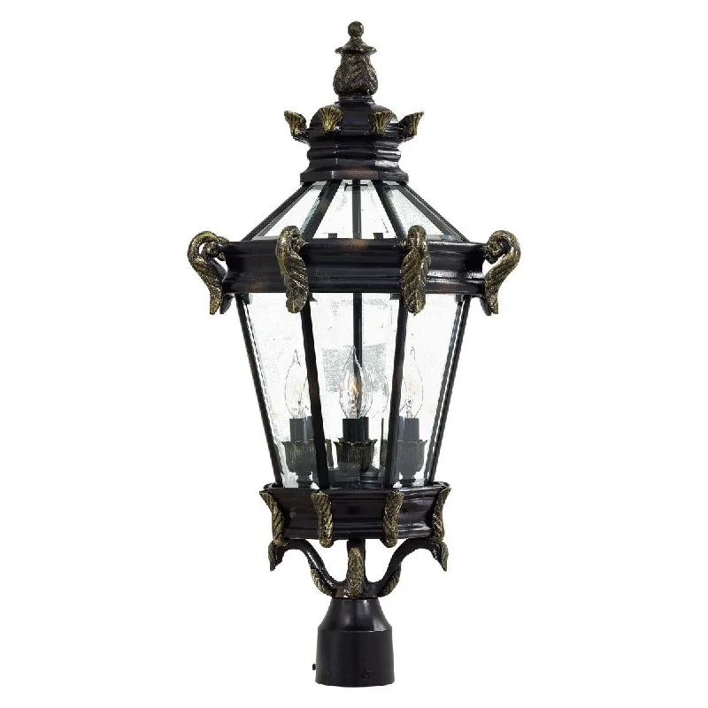 Industrial Flood Lighting for Outdoor Loading DocksStratford Hall 28 in. 4 lights Lantern Head Heritage & Gold finish Industrial Flood Lighting for Outdoor Loading DocksStratford Hall 28 in. 4 lights Lantern Head Heritage & Gold finish