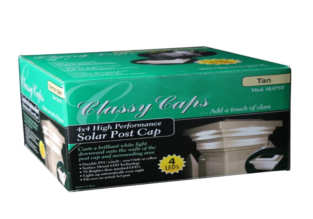 Industrial Lighting for Furniture FactoriesLED Solar Post Cap 4x4 15 Lumens 4500K (Pack Of 2)