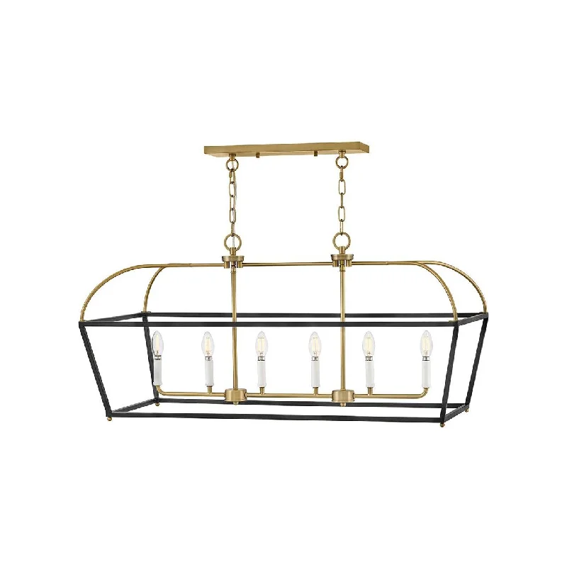 Track lighting for adding a touch of eleganceTate Large Six Light Linear