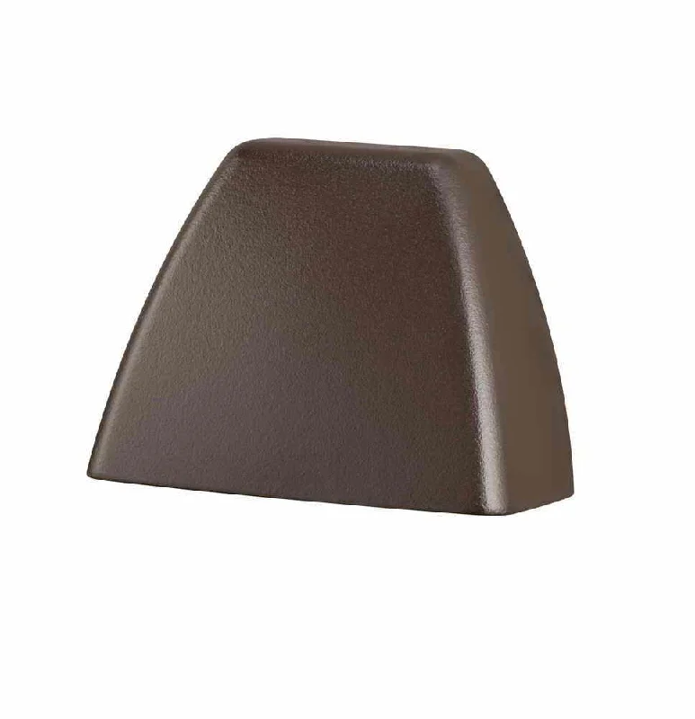 Waterproof Industrial Lighting for Wet Areas12V LED Deck Light 4 Corners 3000K Textured Architectural Bronze