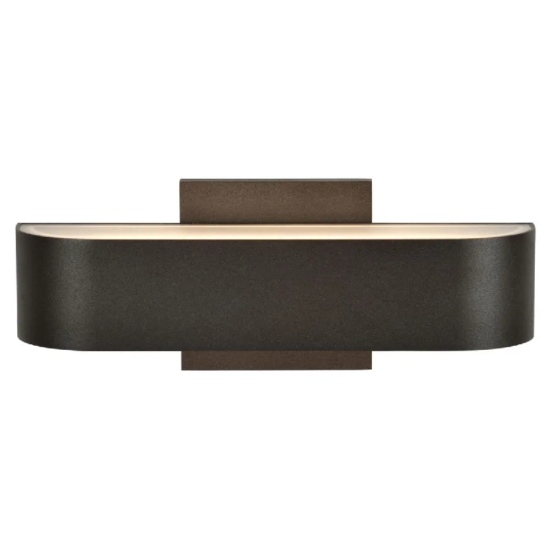 Industrial Lighting for Textile MillsMontreal 12 In. LED Outdoor Wall Sconce Bronze Finish