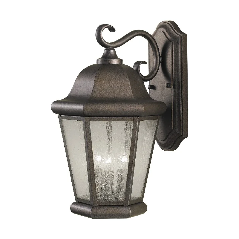 Low - Bay Industrial Lighting Fixtures for Small FactoriesMartinsville Three Light Outdoor Wall Lantern
