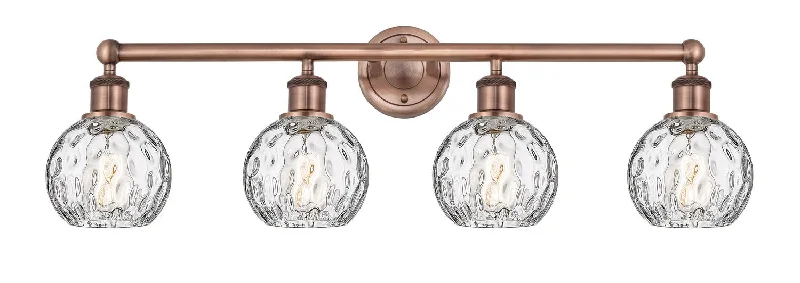 Dimmable Industrial Lighting for Ambiance ControlEdison Four Light Bath Vanity