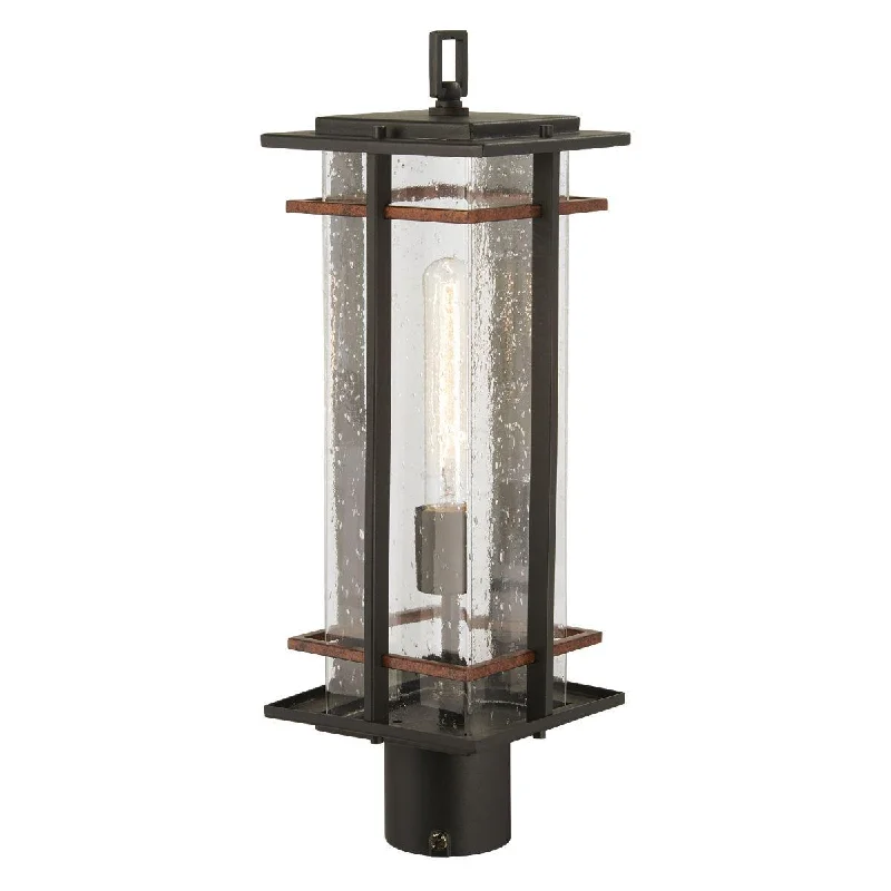 Industrial Lighting for Electronics ManufacturingSan Marcos 20 in. Lantern Head Black & Antique Copper finish