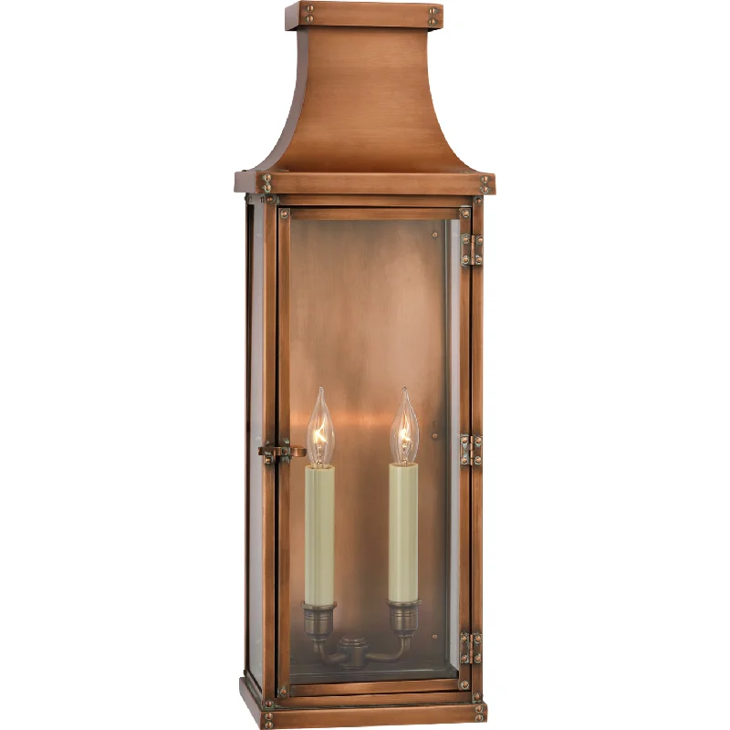 White track lighting for a clean lookBedford Large 3/4 Lantern