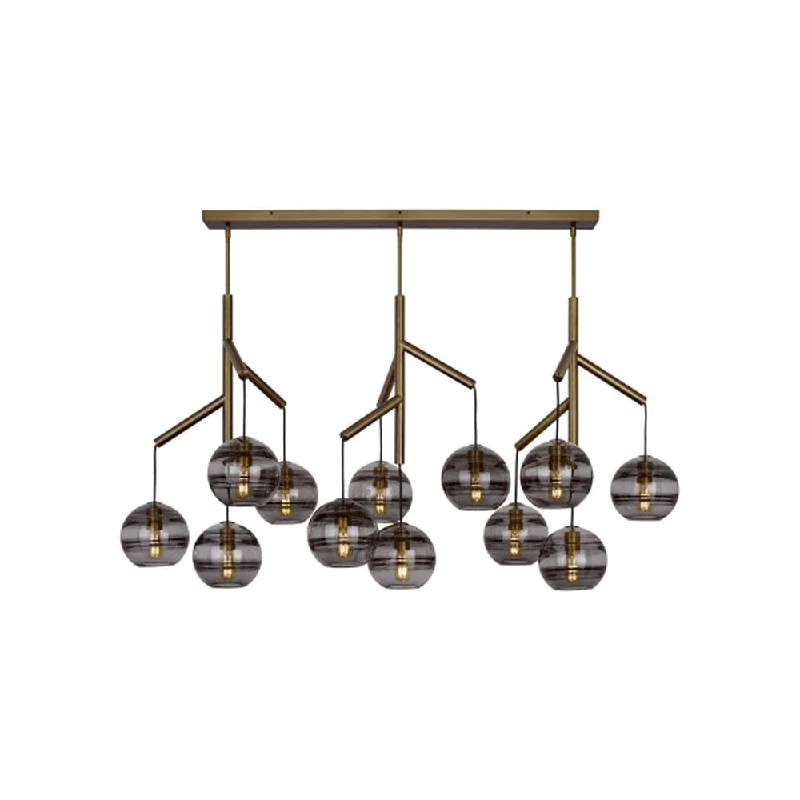 Track lighting for enhancing the architectureSedona Triple Chandelier