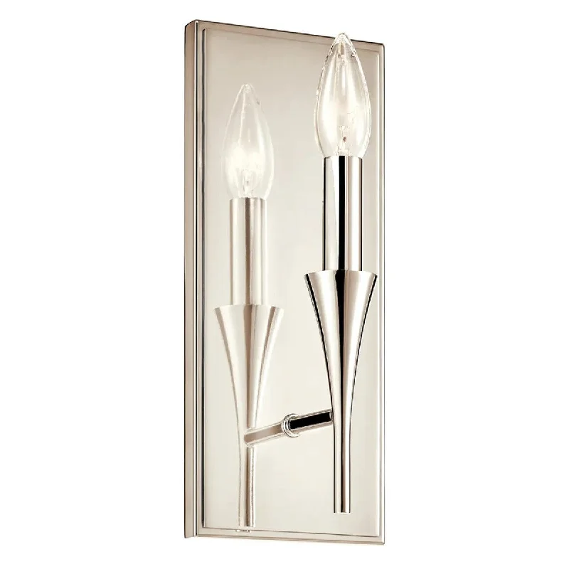 Waterproof Industrial Lighting for Wet AreasAlvaro 11" 1-Light Wall Sconce, Polished Nickel Finish