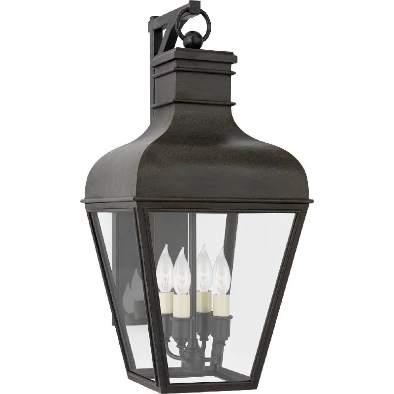 Rustic track lighting for farmhouse decorFremont Small Bracketed Wall Lantern