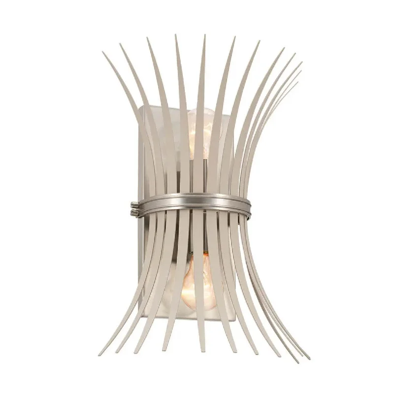 Industrial Lighting for Chemical PlantsBaile 16" 2-Lights Wall Sconce, Brushed Nickel Finish
