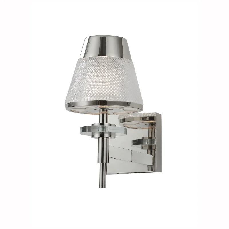 Waterproof track lighting for bathroomsDexter 1Lt Wall Bracket - Chrome Finish