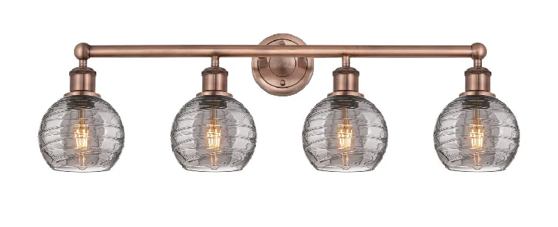 Industrial Ceiling - Mounted Lighting for Assembly PlantsEdison Four Light Bath Vanity Industrial Ceiling - Mounted Lighting for Assembly PlantsEdison Four Light Bath Vanity