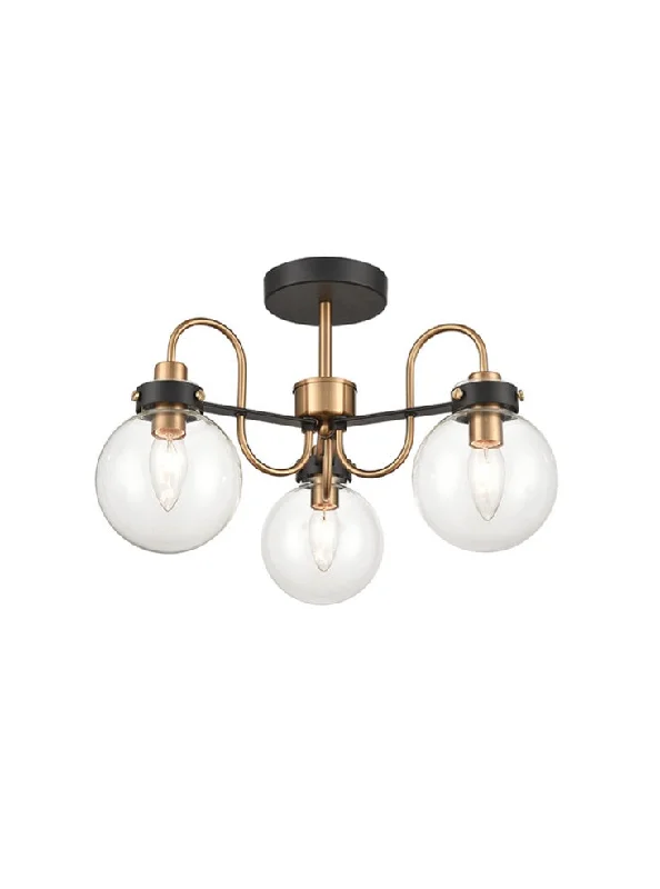 Track lighting with a brushed nickel finishEquin 3/5/8Lt Fitting (down) - Black & Gold Finish Track lighting with a brushed nickel finishEquin 3/5/8Lt Fitting (down) - Black & Gold Finish