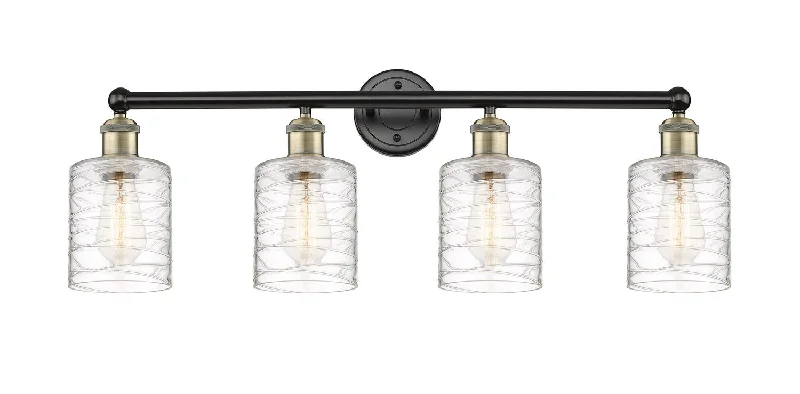 Industrial Task Lighting for Precision WorkstationsEdison Four Light Bath Vanity