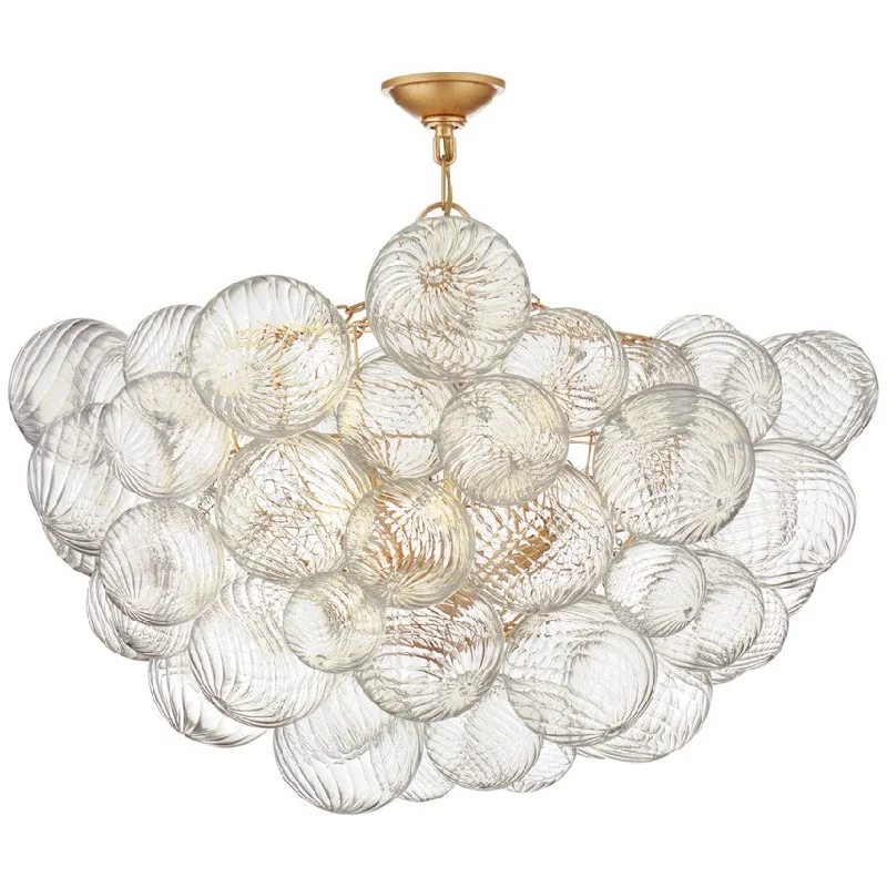 Industrial Lighting with High CRI (Color Rendering Index) for True Color PerceptionTalia Eight Light Semi-Flush Mount