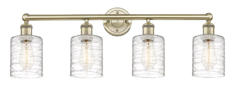 Industrial Lighting for Pharmaceutical ManufacturingEdison Four Light Bath Vanity