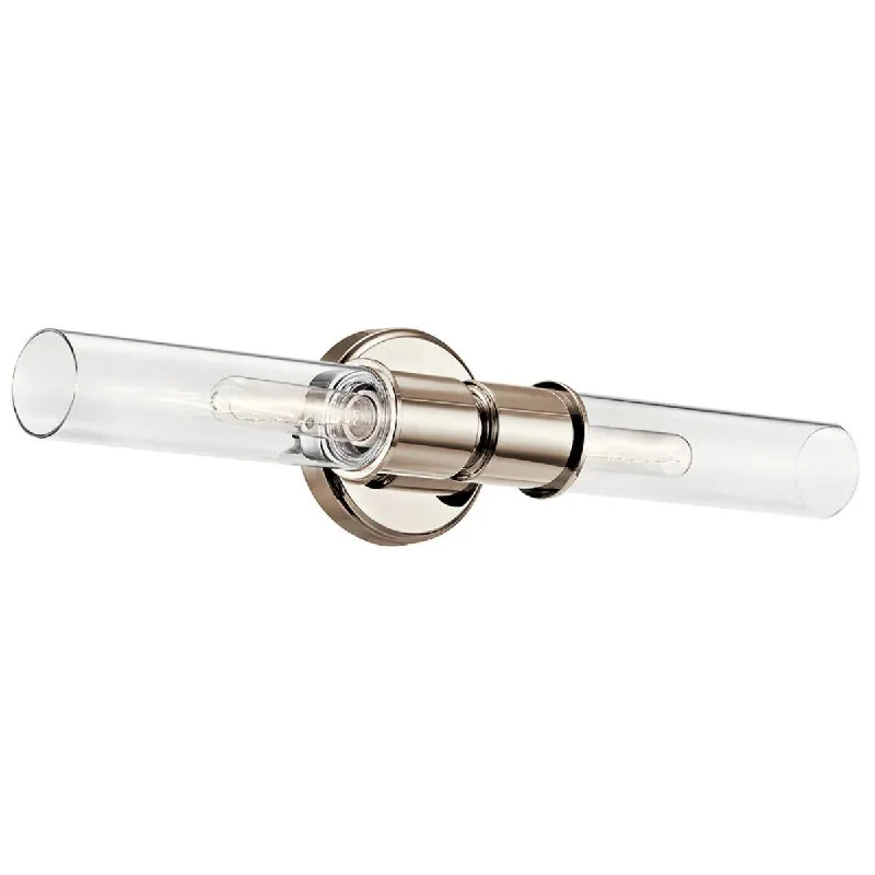 Color - Tunable Industrial Lighting for Special ApplicationsAviv 24" 2-Lights Wall Sconce, Polished Nickel Finish