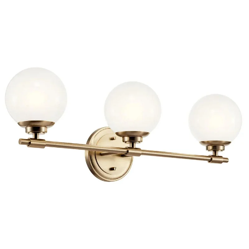 Industrial Lighting for Pharmaceutical ManufacturingBenno 25 In 3-Lights Bathroom Vanity Light With Opal Glass, Bronze Finish Industrial Lighting for Pharmaceutical ManufacturingBenno 25 In 3-Lights Bathroom Vanity Light With Opal Glass, Bronze Finish