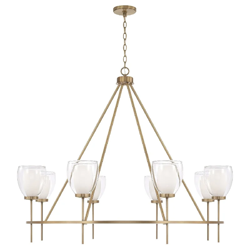 Industrial Lighting for Pharmaceutical ManufacturingJoss Eight Light Chandelier
