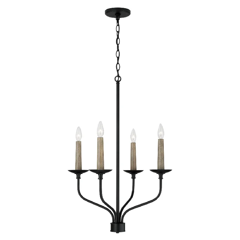 Durable Industrial Lighting for Harsh EnvironmentsWilder Four Light Chandelier