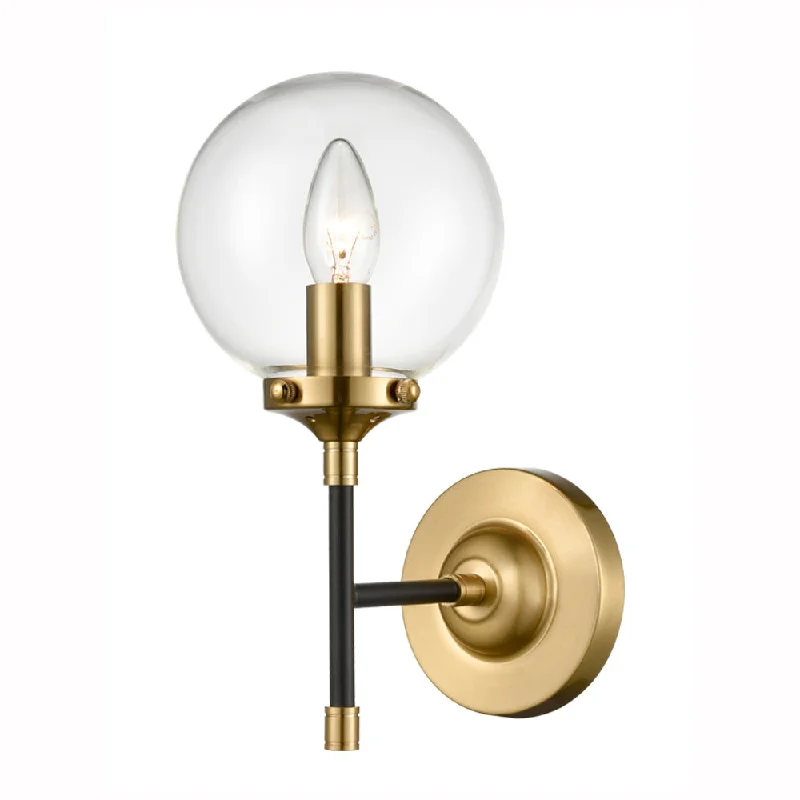 Track lighting with multiple heads for flexibilityAttract 1 light Wall Bracket - Black & Gold Finish Track lighting with multiple heads for flexibilityAttract 1 light Wall Bracket - Black & Gold Finish