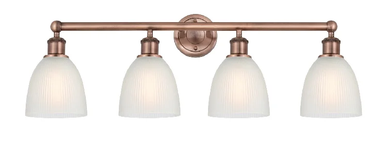 Industrial Wall - Mounted Lighting for Workshop WallsEdison Four Light Bath Vanity