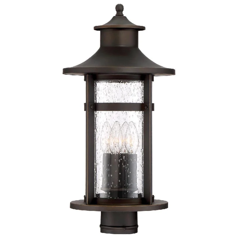Industrial Lighting for Printing Press FacilitiesHighland Ridge 20 in. 4 lights Lantern Head Oil Rubbed Bronze & Gold finish