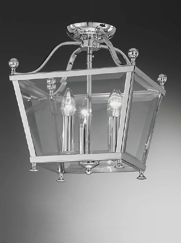 Track lighting for creating a focal pointAtticus 3Lt Ceiling Flush - Chrome Finish