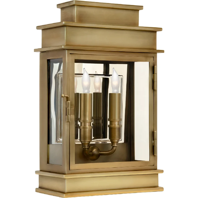 Track lighting with multiple heads for flexibilityLinear Lantern Short
