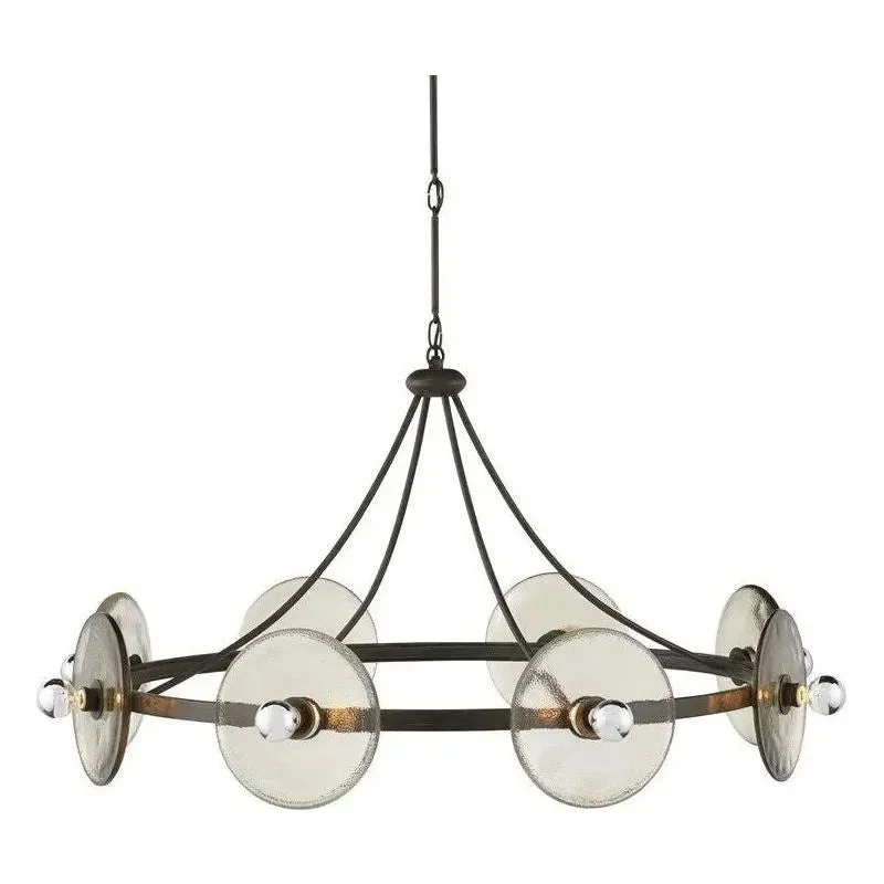 Track lighting for enhancing the architectureCircumstellar Disc Chandelier