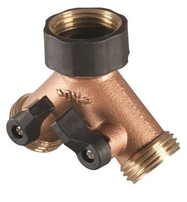 Track lighting for illuminating walkwaysMelnor Metal 2-Way Hose Valve