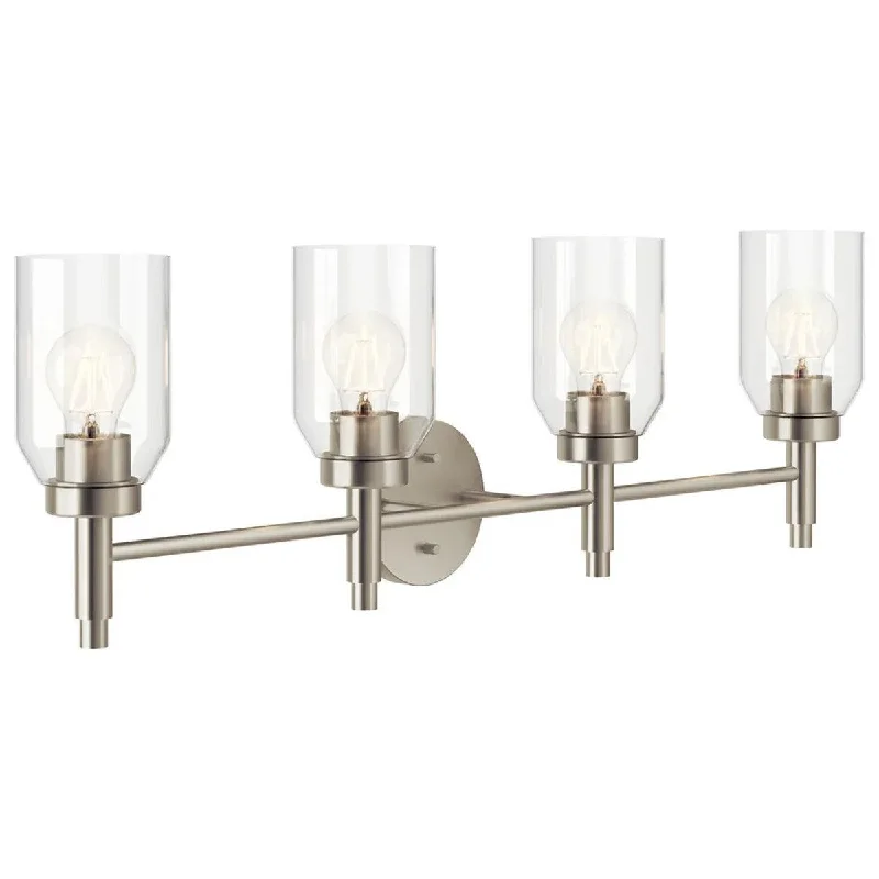Explosion - Proof Industrial Lighting for Hazardous LocationsMadden 34 In 4-Lights Bathroom Vanity Light, Brushed Nickel Finish Explosion - Proof Industrial Lighting for Hazardous LocationsMadden 34 In 4-Lights Bathroom Vanity Light, Brushed Nickel Finish