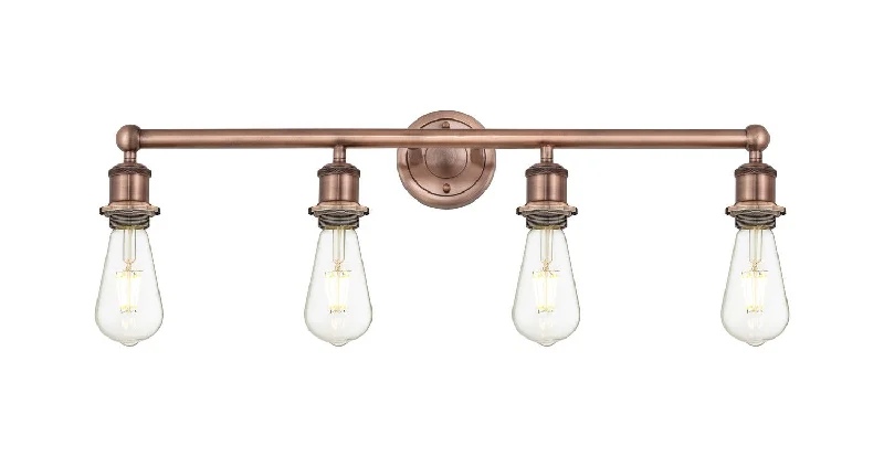 Industrial Lighting for Electronics ManufacturingDowntown Urban Four Light Bath Vanity Industrial Lighting for Electronics ManufacturingDowntown Urban Four Light Bath Vanity