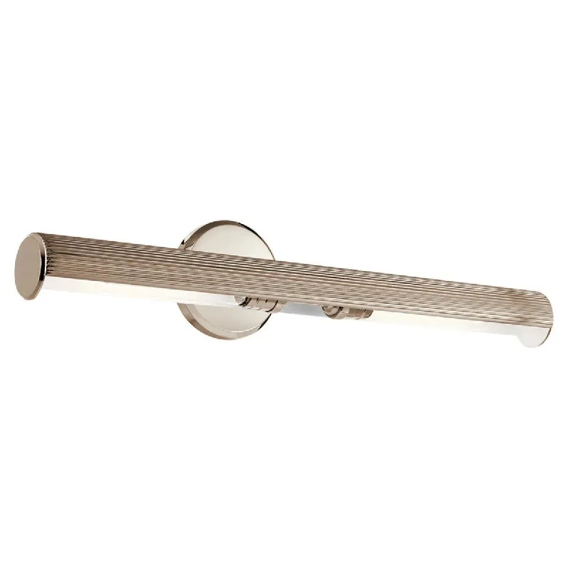 Industrial Lighting for Printing Press FacilitiesMidi 24" 2-Light picture light, Silver Finish