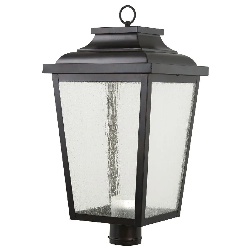 Industrial Pendant Lighting for Machine ShopsIrvington Manor 24 in. Lantern Head Bronze finish